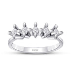 0,40 ct. Diamant Fünf-Stein Ring