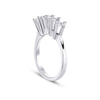 0,50 ct. Diamant Fünf-Stein Ring
