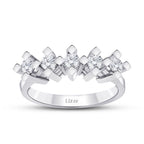 0,80 ct. Diamant Fünf-Stein Ring