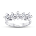 0.80 ct. Diamant Fünf-Stein Ring