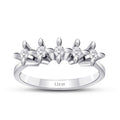 0,70 ct. Diamant Fünf-Stein Ring