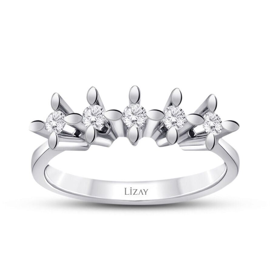0.70 ct. Diamant Fünf-Stein Ring