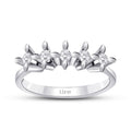 1.50 ct. Diamant Fünf-Stein Ring