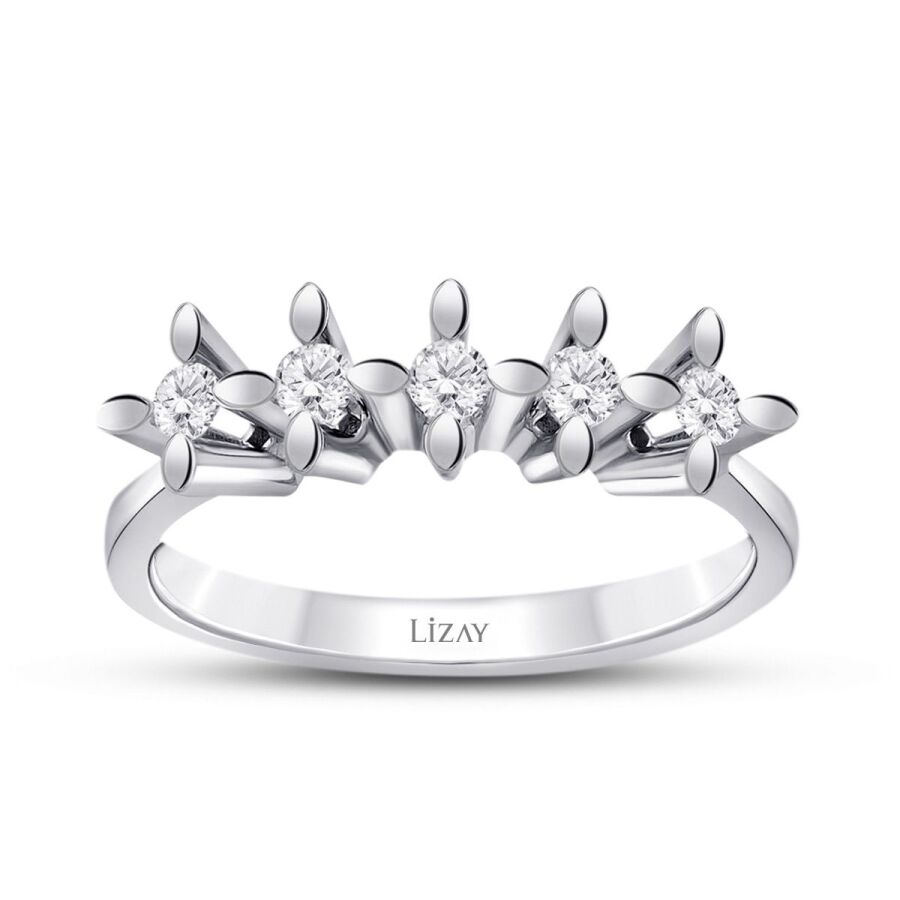 1.50 ct. Diamant Fünf-Stein Ring