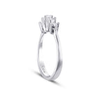 0,15 ct. Diamant Fünf-Stein Ring