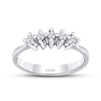 0.15 ct. Diamant Fünf-Stein Ring