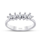 0,15 ct. Diamant Fünf-Stein Ring