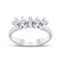 0,15 ct. Diamant Fünf-Stein Ring