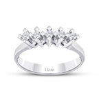 0,15 ct. Diamant Fünf-Stein Ring