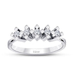 0,40 ct. Diamant Fünf-Stein Ring