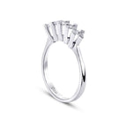0,40 ct. Diamant Fünf-Stein Ring