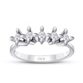 0,50 ct. Diamant Fünf-Stein Ring