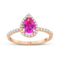 1,10 ct. Diamant Farbstein Ring