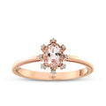 0.44 ct. Diamant Farbiger Stein Ring