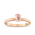 0,65 ct. Morganit Stein Ring