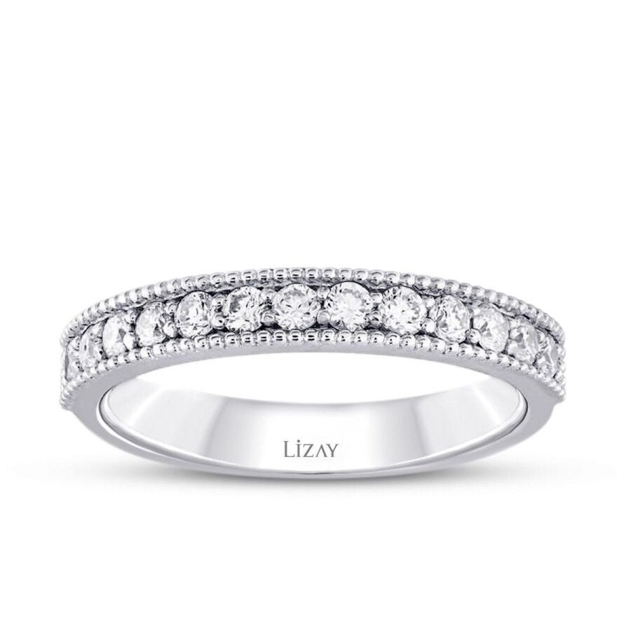 0,25 ct. Diamant Halb-Memoire-Ring