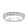 0,25 ct. Diamant Halb-Memoire-Ring
