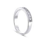 0,25 ct. Diamant Halb-Memoire-Ring