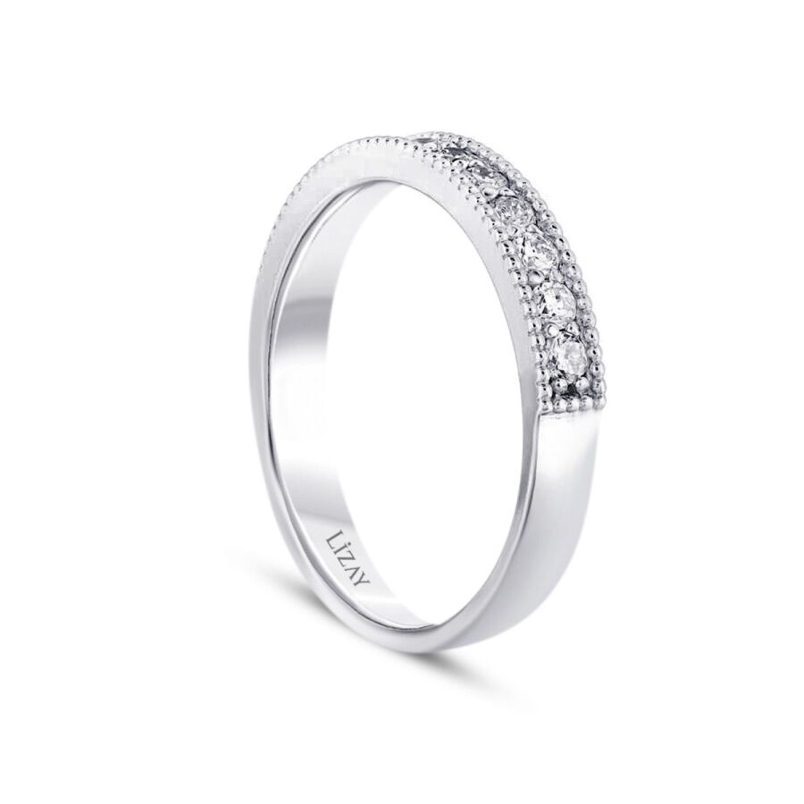 0,25 ct. Diamant Halb-Memoire-Ring