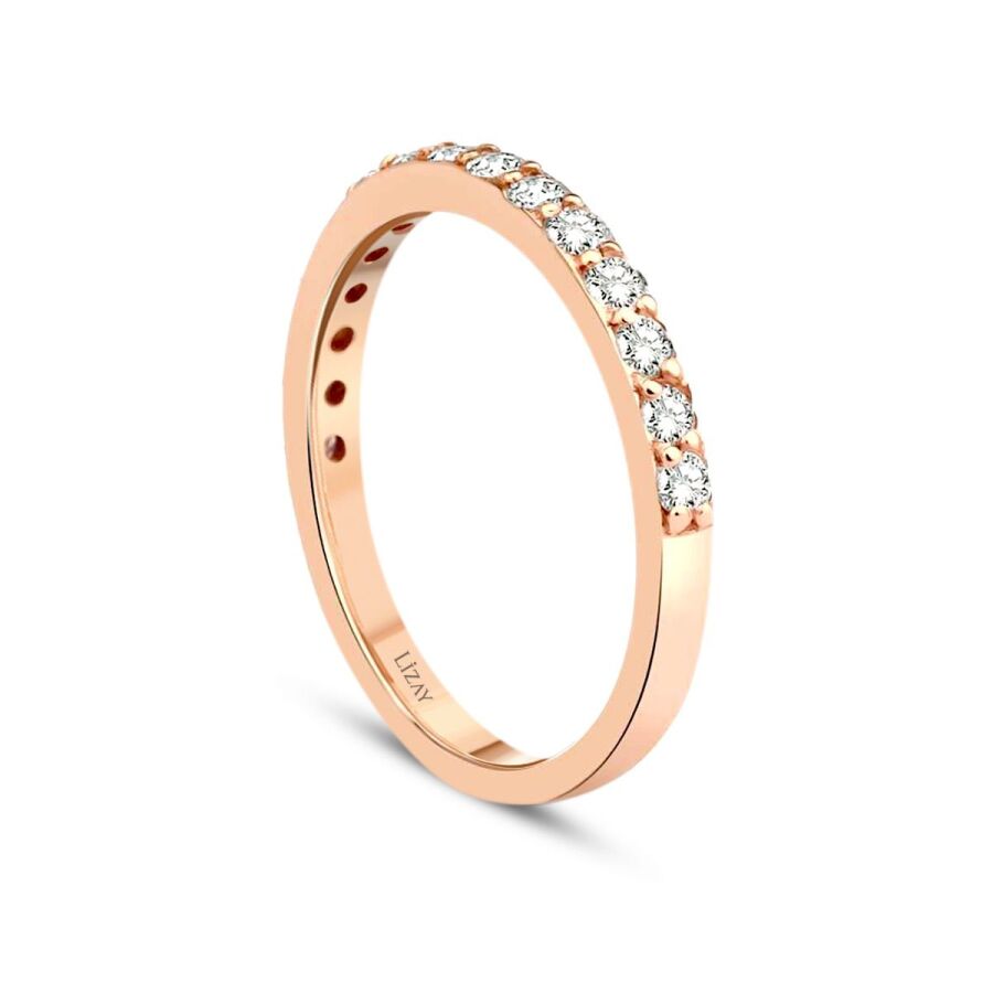 0,17 ct. Diamant Halb-Memoire-Ring