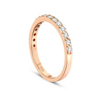 0.17 ct. Diamant Halb-Eternity Ring