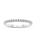 0,13 ct. Diamant Halb-Memoire-Ring