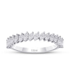 0,66 ct. Diamant Halb-Memoire-Ring