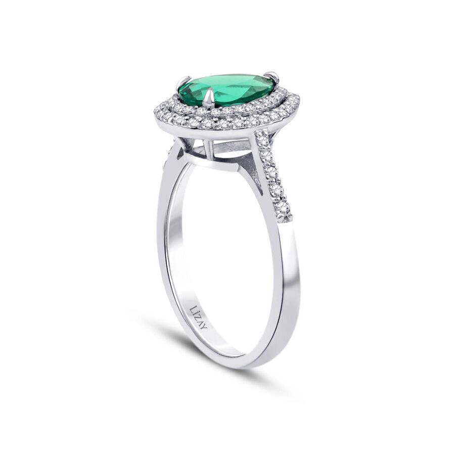 1.52 ct. Diamant Farbstein Ring