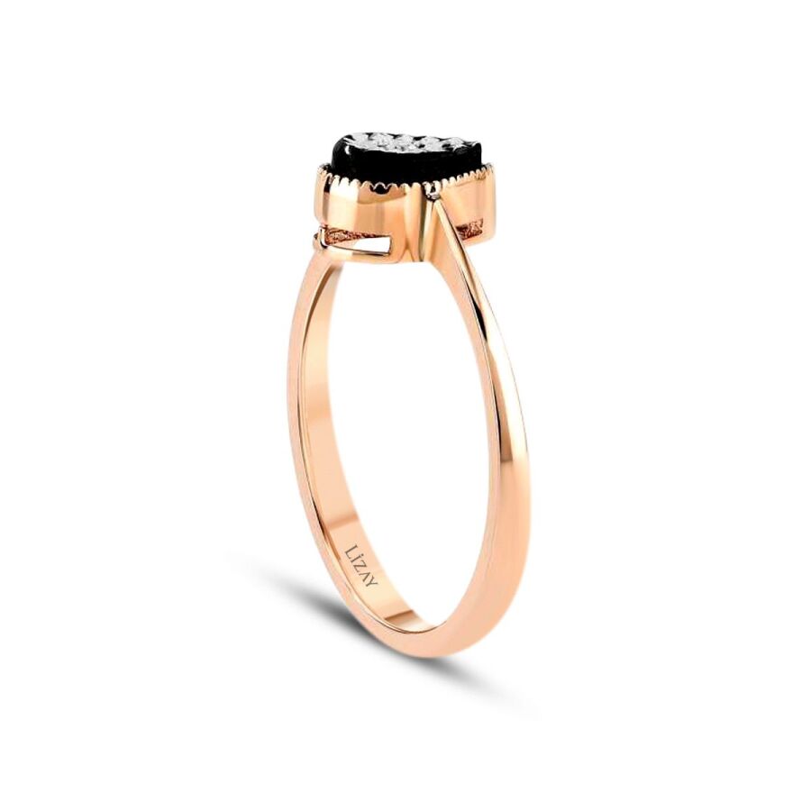 0,02 ct. Diamant Tropfen Trend Ring