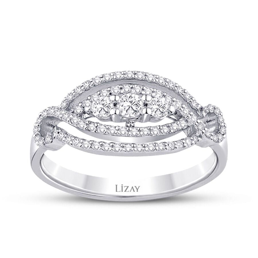 0,45 ct. Diamant Trend Ring