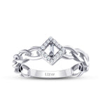 0,10 ct. Diamant Baguette Ring