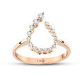 0,19 ct. Diamant Roségold Trend Ring