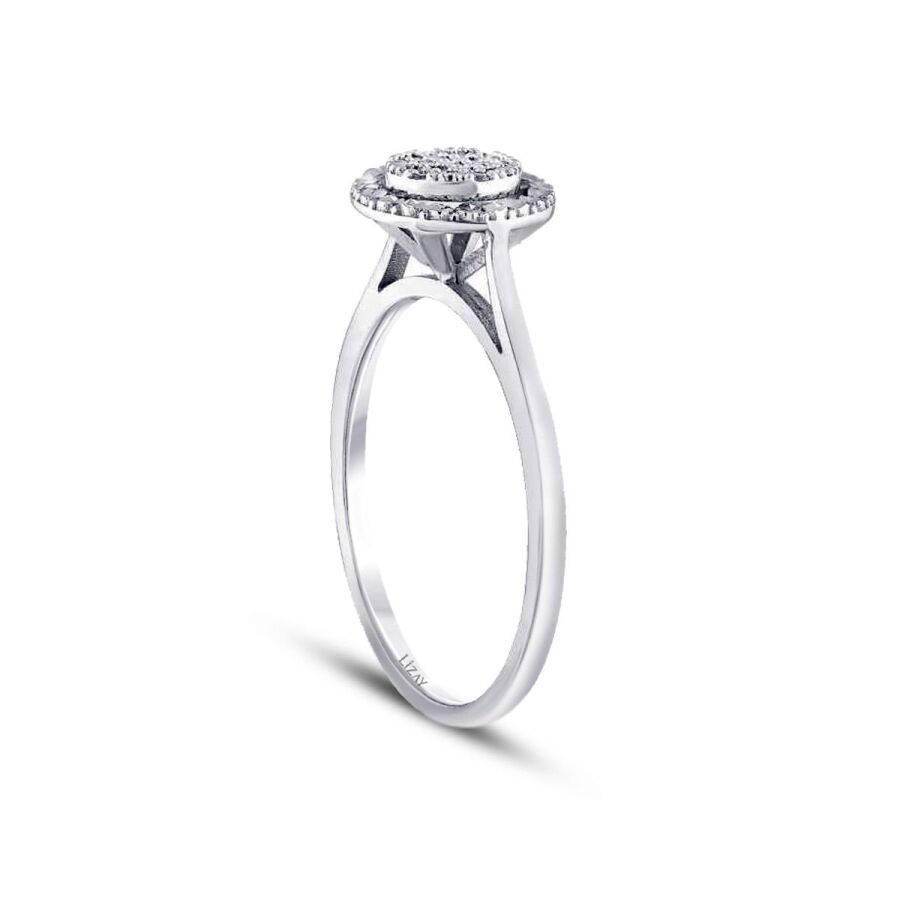 0.09 ct. Diamant Rund Ring