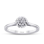 0,15 ct. Diamant Effekt Brillant Ring