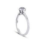 0,15 ct. Diamant Effekt Brillant Ring