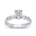 0,23 ct. Diamant Ketten Ring