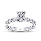 0,23 ct. Diamant Ketten Ring