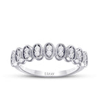0,22 ct. Diamant Stein Trend Ring