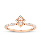 0,27 ct. Diamant Trend Ring