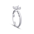 0,39 ct. Diamant Blumen Marquise Ring