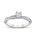 0,98 ct. Diamant Brillant Solitär Verlobungsring
