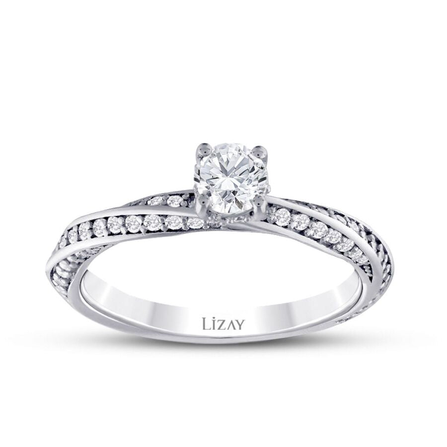 0,98 ct. Diamant Brillant Solitär Verlobungsring