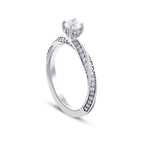 0,98 ct. Diamant Brillant Solitär Verlobungsring