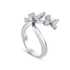0,33 ct. Diamant Blumen Trend Ring