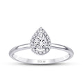 0,29 ct. Diamant Tropfen Trend Ring