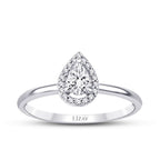 0,29 ct. Diamant Tropfen Trend Ring