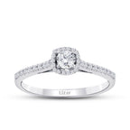 0,32 ct. Diamant Brillant Solitär Verlobungsring