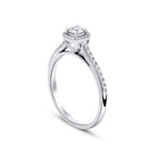 0,32 ct. Diamant Brillant Solitär Verlobungsring