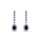 1.58 ct. Diamant Saphir Ohrringe