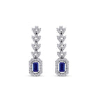 1.47 ct. Diamant Saphir Ohrringe